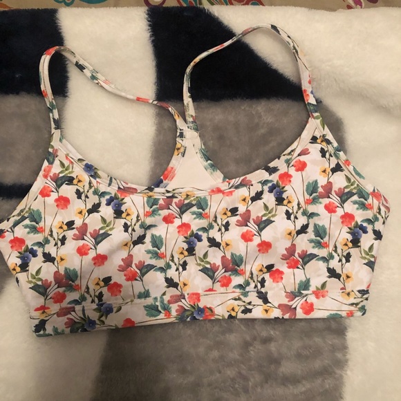 Fabletics floral sports bra - Picture 1 of 3